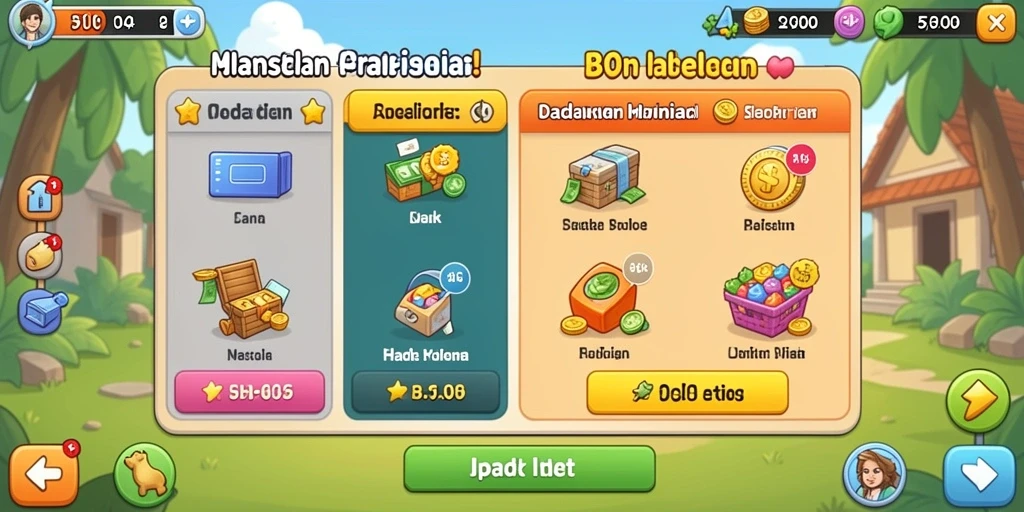 88main - Fitur sosial untuk berinteraksi dengan pemain lain.